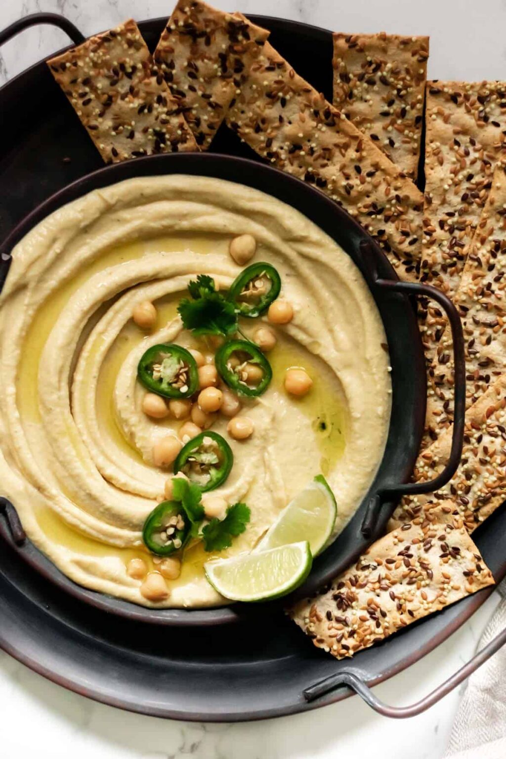 Creamy Jalapeño Hummus Shivani Loves Food