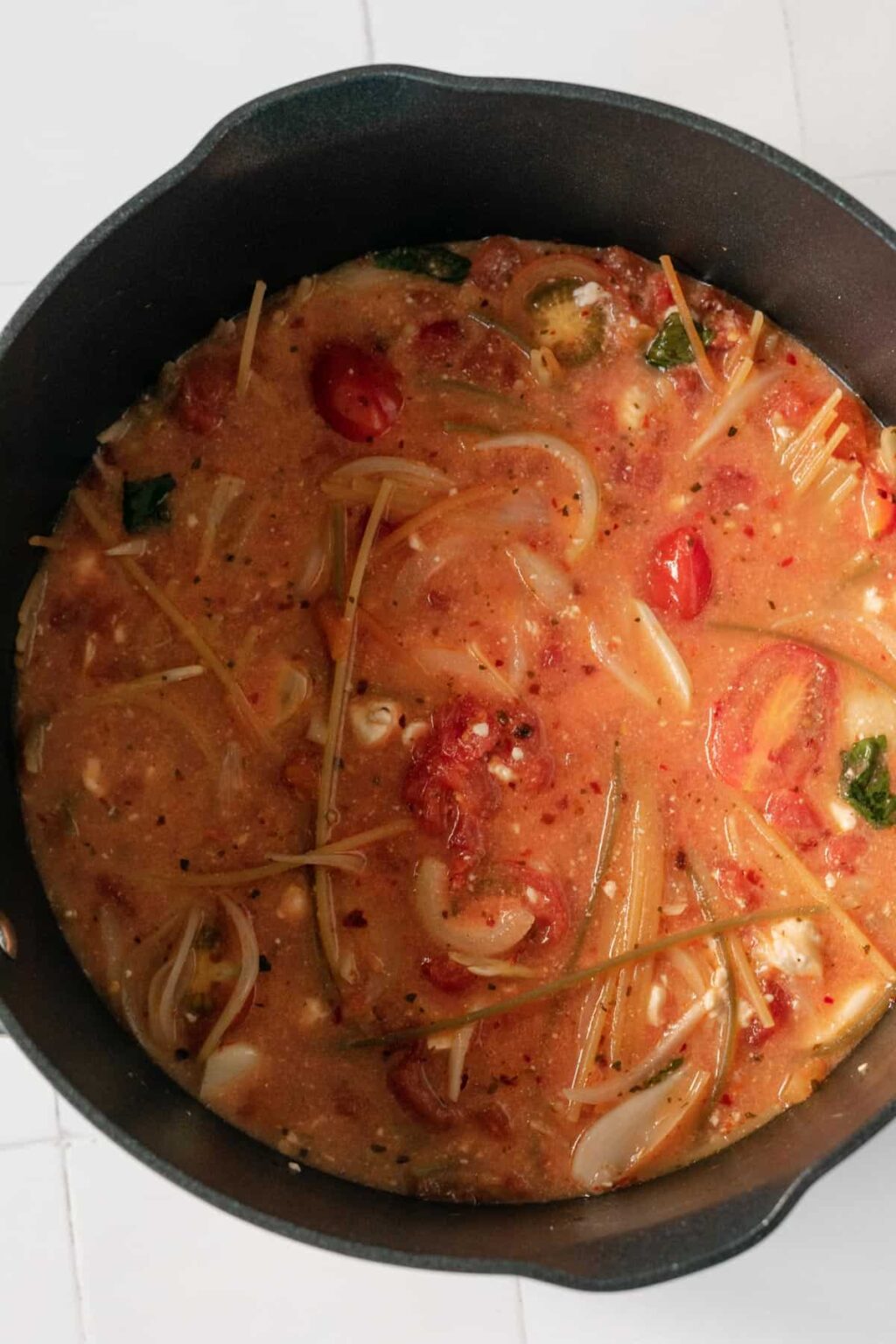 One Pot Feta Pasta Shivani Loves Food