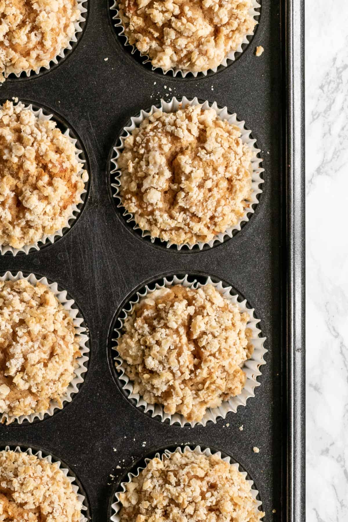 Apple Crumble Muffins - Shivani Loves Food