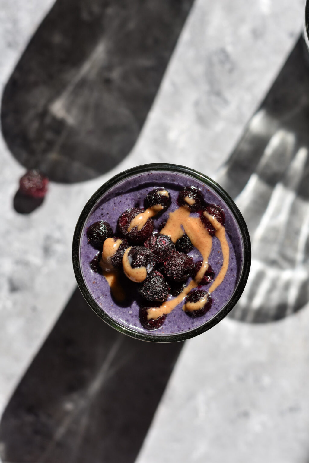 Blueberry Almond Butter Smoothie Shivani Loves Food
