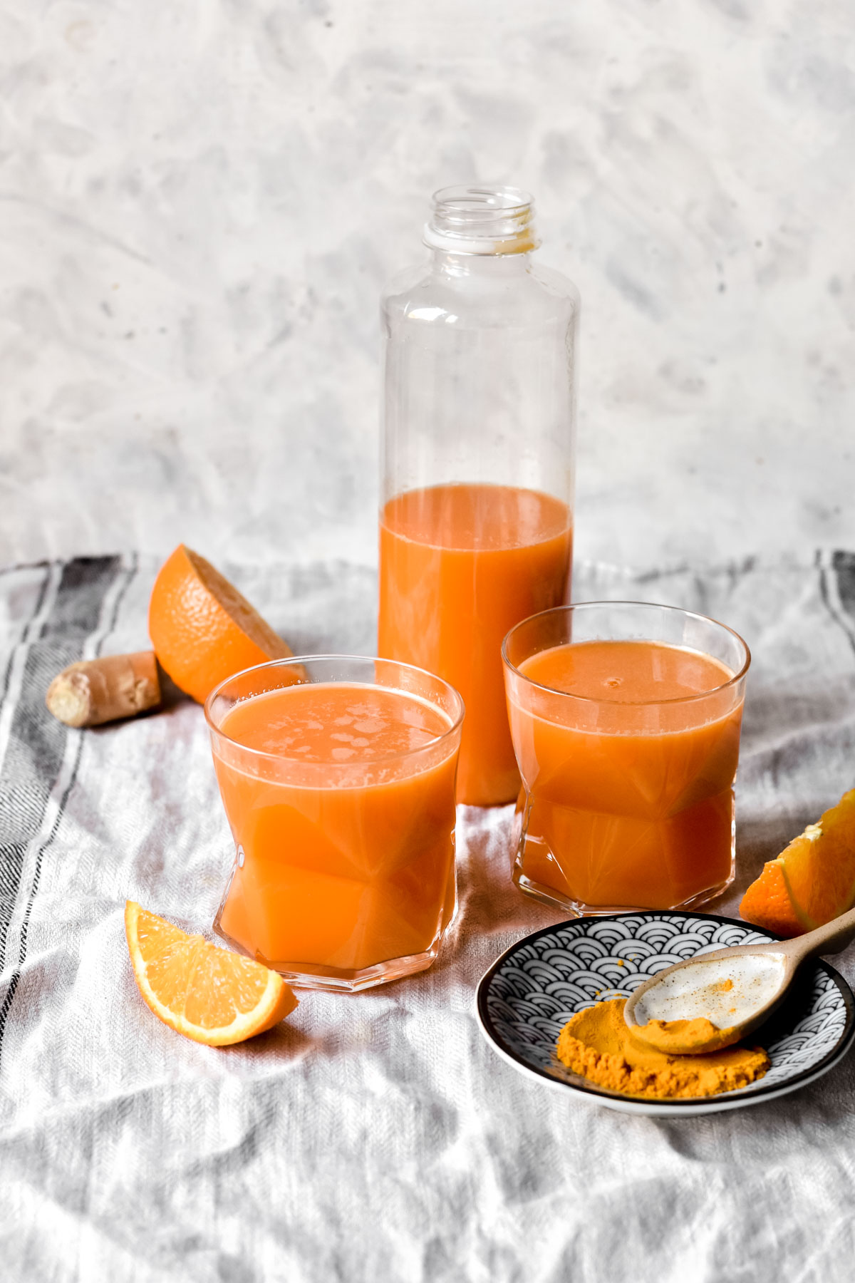 Carrot orange on sale and ginger juice