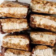 multiple ice cream sandwiches stacked together