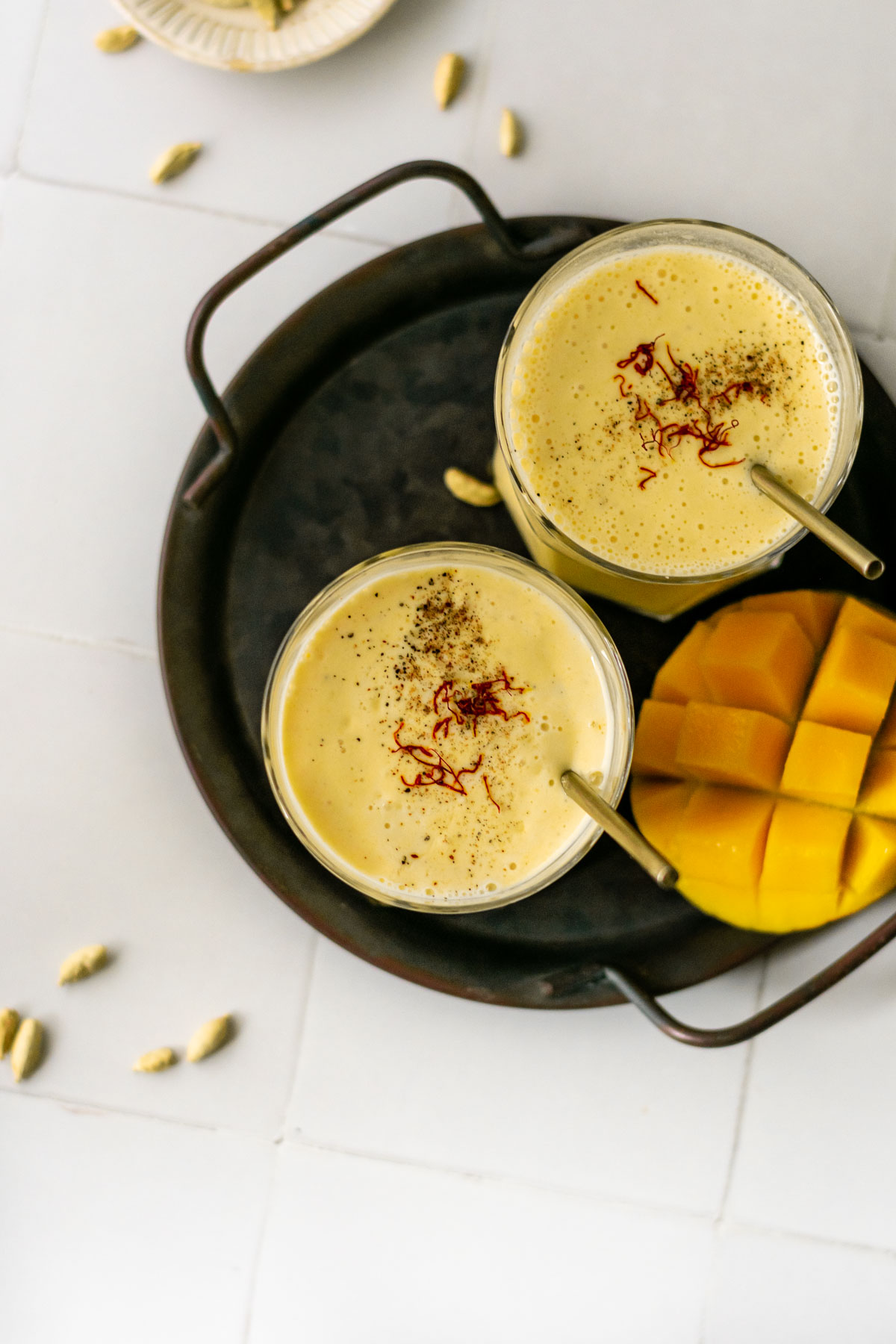 Creamy Mango Lassi Recipe - Evolving Table